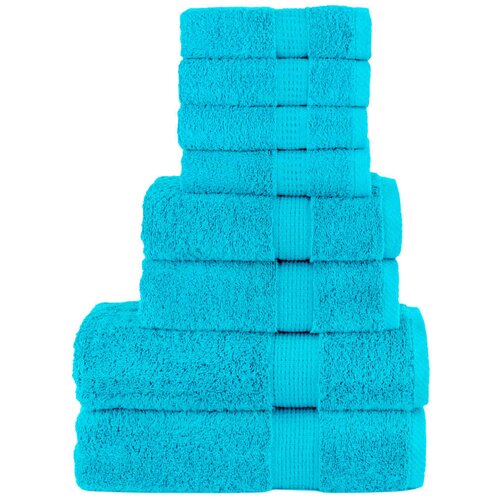  8-dijelni vrhunski set ručnika SOLUND tirkizni 600 gsm Cene