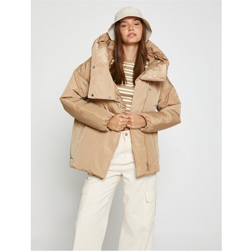 Koton Inflatable Coat Hooded Pocket Detailed Slike