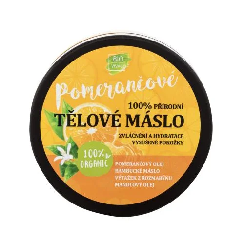 Vivaco Bio Orange Body Butter maslac za tijelo od naranče za omekšavanje i hidrataciju kože 150 ml unisex