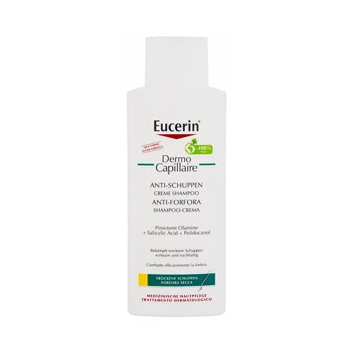 Eucerin dermocapillaire anti-dandruff creme kremni šampon proti prhljaju 250 ml za ženske