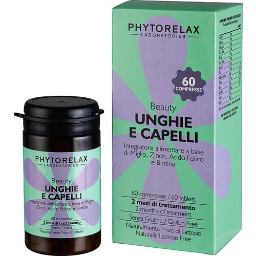 Phytorelax Laboratories Beauty - Nohti in lasje - 60 tabl. Cene