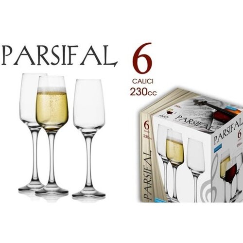 Passione casa 6 delni set kozarcev PARSIFAL 8025569611063 Slike