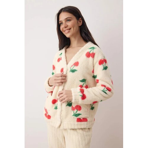 TRENDYOLMILLA Ženski set pidžame Thmaw26Pt00181, Krem Cene