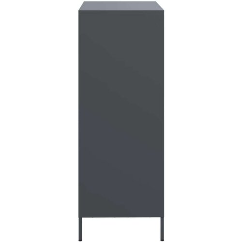 VidaXL Visoka omara antracit 68x39x103,5 cm jeklo Slike