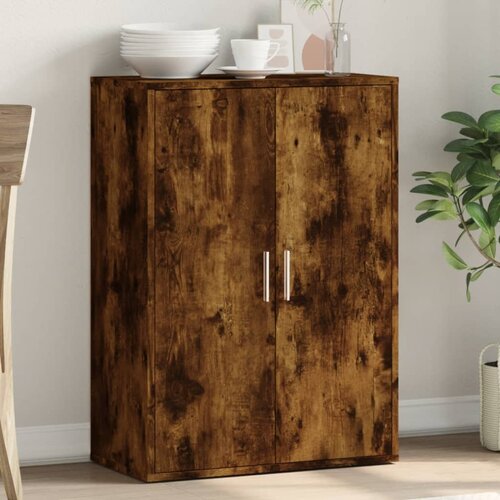VidaXL Komoda boja dimljenog hrasta 60x31x84 cm konstruirano drvo Slike