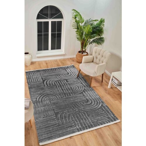 Conceptum Hypnose tepih boyut By044, 200x400 cm, antracit Cene