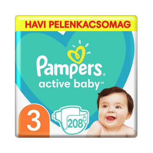 Pampers Active Baby - Mjesečno Pakiranje Pelena Slike
