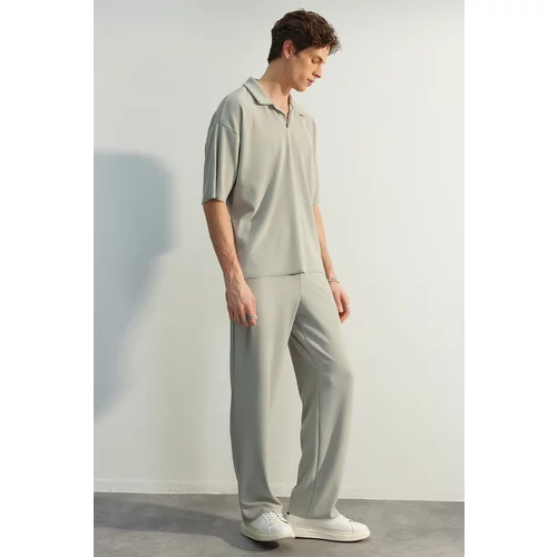 Trendyol Sweatpants - Gray - Wide leg