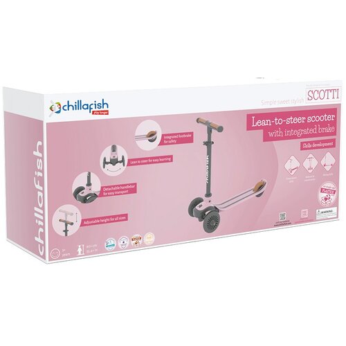 Chillafish Trotinet Scotti 2 Cameo 3 točka do 50kg roze Cene