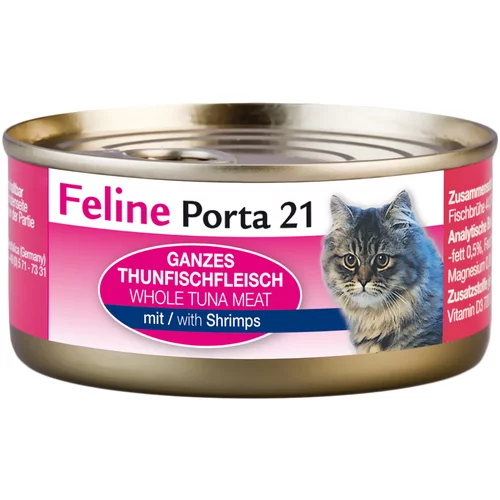 Porta Feline 21 ekonomično pakiranje 24 x 156 g - Tuna sa škampima