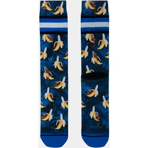 XPOOOS Men's Dark Blue Socks Cene