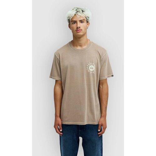 Quiksilver Evo Neon Blue T-Shirt pine bark Cene