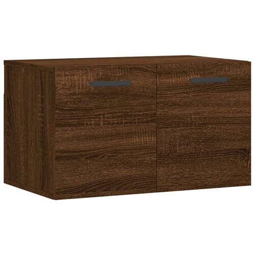 Maison Chic Stenska omarica - Zidna omarica rjavi hrast 60x36,5x35 cm inženirski les iu83, (22063029) Slike