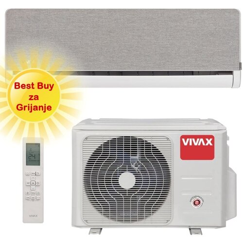  Klimatska naprava Vivax 5,25 kW ACP-18CH50AEHI - H+ design, srebrna, za prostor do 50m2, A++ energijski razred Cene