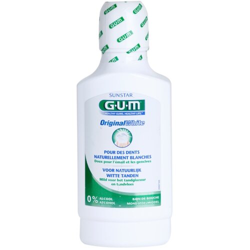 GUM Original White ustna voda z belilnim učinkom 300 ml Slike