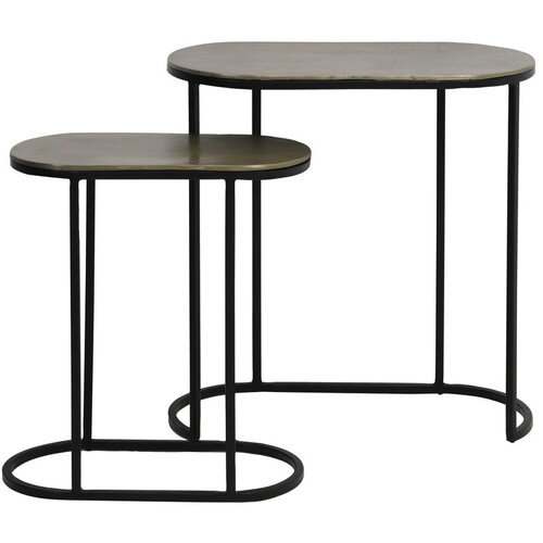 Light & Living Metalni pomoćni stolići u setu 2 kom 26x53 cm Bocov – Cijene