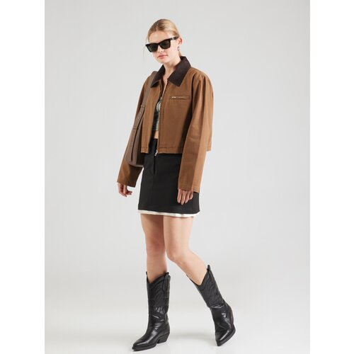 Only Prehodna jakna &amp;#039;ONLCAVA&amp;#039; karamel / temno rjava Slike
