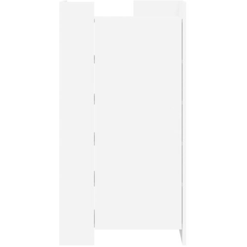  za cipele bijeli 52x37,5x100 cm od konstruiranog drva Slike