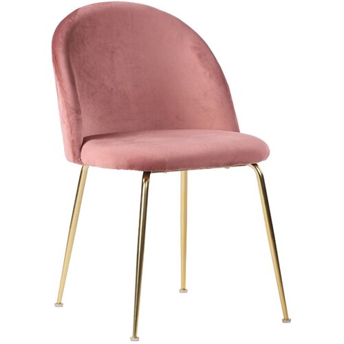 House Nordic Set od 2 ružičaste blagovaonske stolice Geneve Slike