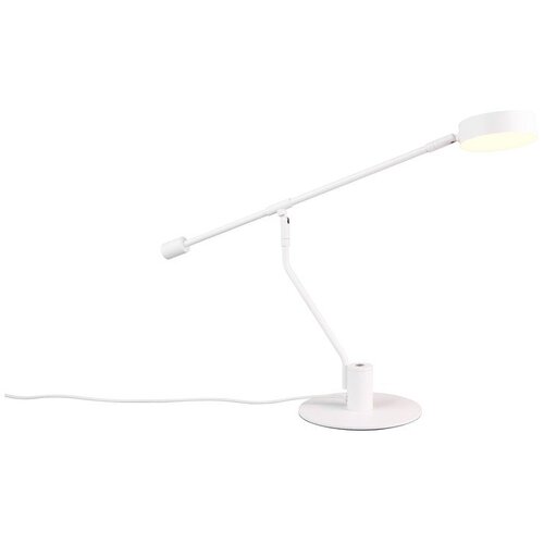  Mat bela LED namizna svetilka z upogljivo konstrukcijo (vi&amp;scaron;ina 64 cm) Manduro &amp;ndash; Slike