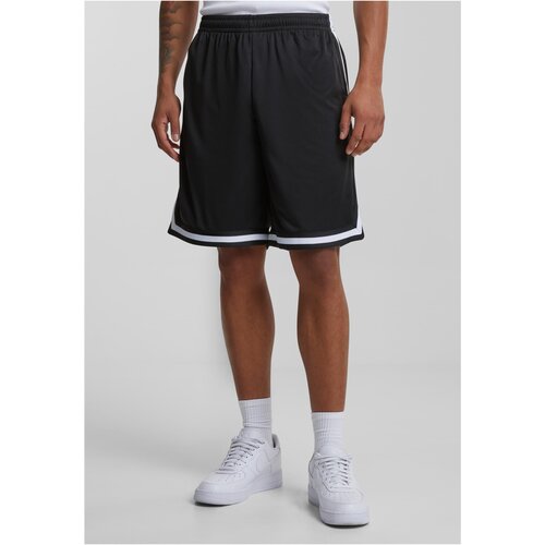Urban Classics Stripes Mesh Shorts blkblkwht Slike