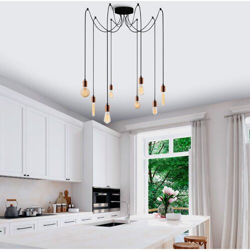 Opviq Kabluni - MR - 917 Copper Chandelier Slike