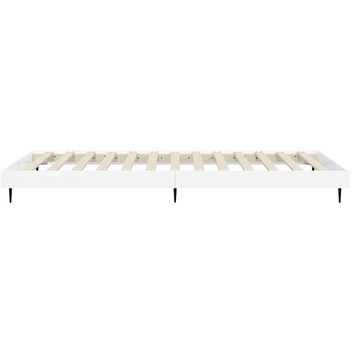  Okvir za krevet bijeli 90x190 cm konstruirano drvo Slike