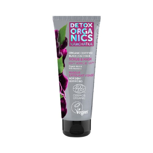 Natura Siberica detox kamchatka black 2in1 face scrub &amp;amp; mask Slike