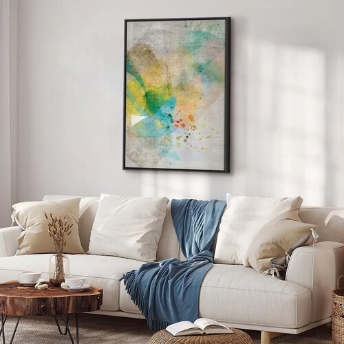  Slika - Butterfly and Dreams (1 Part) Vertical 80x120 U crnom drvenom okviru Slike