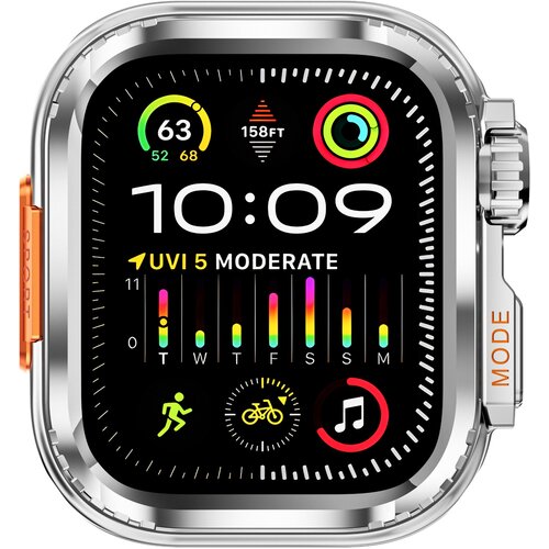 INF kovinsko za&scaron;čitno ohi&scaron;je, združljivo z apple watch - odbijač iz aluminijeve zlitine silver 45 mm, (5000079964) Cene