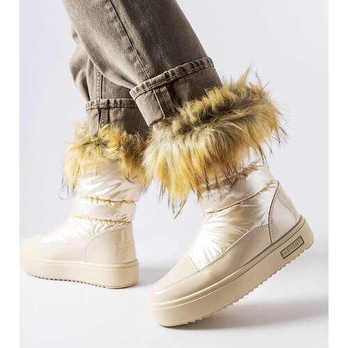 Big Star Beige insulated snow boots Slike