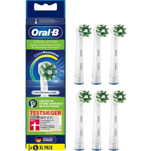 Oral-b zobna &amp;scaron;četka Aufsteckb&amp;uuml;rsten 6er crossaction cleanmaximizer Slike