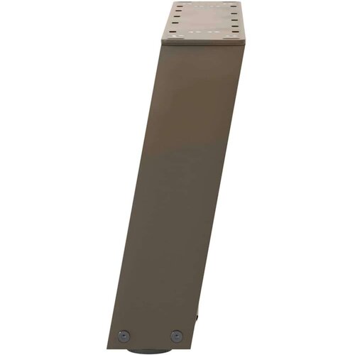  Noge za stolić U-oblika 2 kom Prirodni čelik 50x(30-31) cm Slike