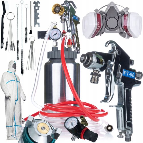 Rosfix SprayTech FullSet 2L &ndash; Pnevmatski Pistolet Za Pr&scaron;enje 2 L | Aluminij In Jeklo, 3,0 mm, 325 l/min, CE-certificiran, (5000356557) Cene