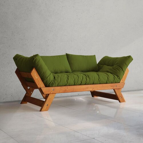 Hanah home Garden sofa, tikovina i zelena Slike