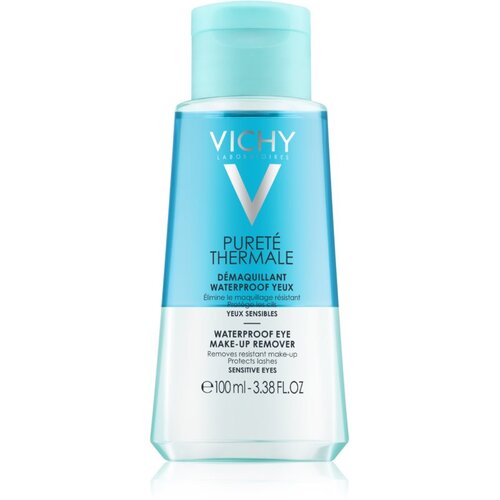 Vichy Puret&amp;eacute; thermale dvofazni odstranjevalec ličil za oči za občutljivo kožo 100 ml Slike