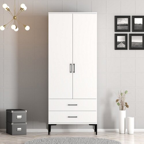 Hanah home Ormar Kumsal T 80x47,5x201,4 cm Bijeli Cene