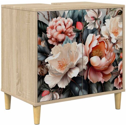  Kupaonski ormar BORNE Sonoma 60 x 40 x 60 cm Konstruirano drvo Slike