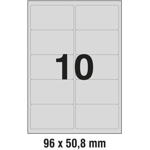  ETIKETE LASER 96X50,8MM POLYESTER PK20L ZWECKFORM L6012-20 SREBRNE Cene
