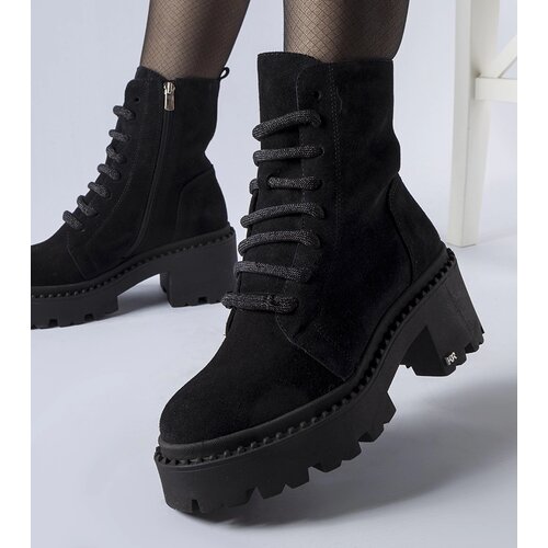 Gemre Black insulated heeled boots Karino Slike
