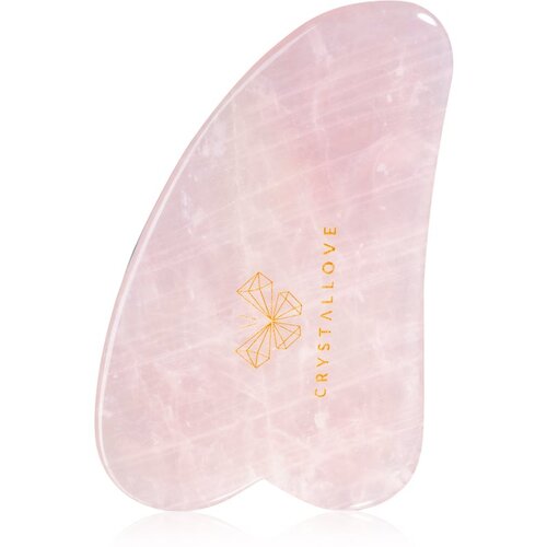Crystallove Rose Quartz Gua Sha Plate pripomoček za masažo Cene