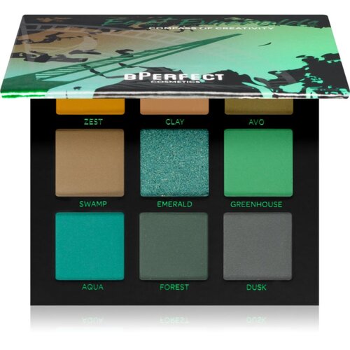 BPerfect Compass of Creativity East Emeralds Palette paleta sjenila za oči East Emeralds 110 g Cijene