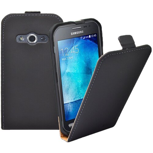  Preklopni etui / ovitek / zaščita Flexi za Samsung Galaxy Xcover 3 - črni Cene