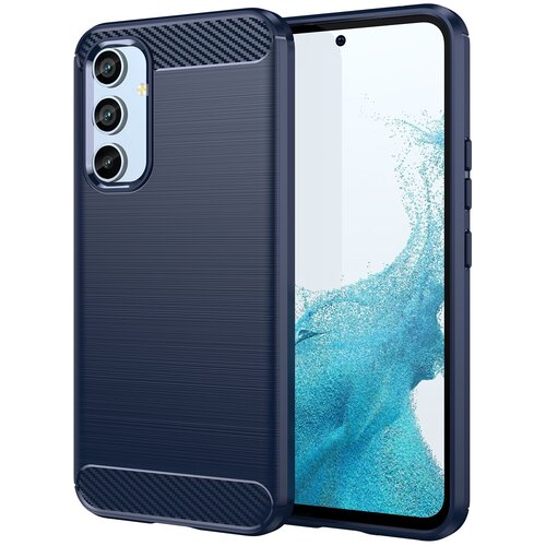  Ovitek za Samsung A34 5G, Carbon vzorec, Moder Cene