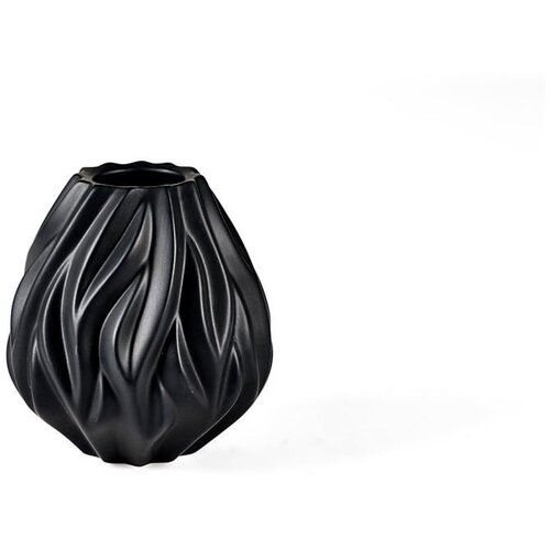 Morsø Vaza iz črnega porcelana Flame, višina 15 cm Cene