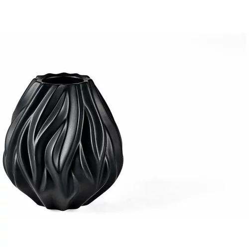 Morsø Vaza iz črnega porcelana Flame, višina 15 cm