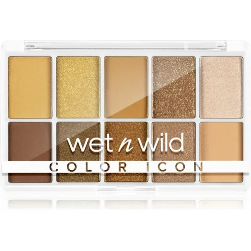 Wet N Wild Color Icon 10 Pan Palette senčilo za oči 12 g odtenek Nude Awakening
