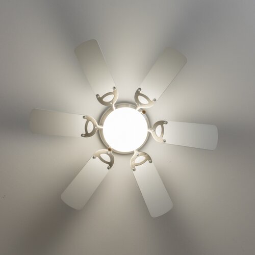  ZEVENTI - Plafonski ventilator GALDANA 1xE27/60W/230V siva/bela Slike