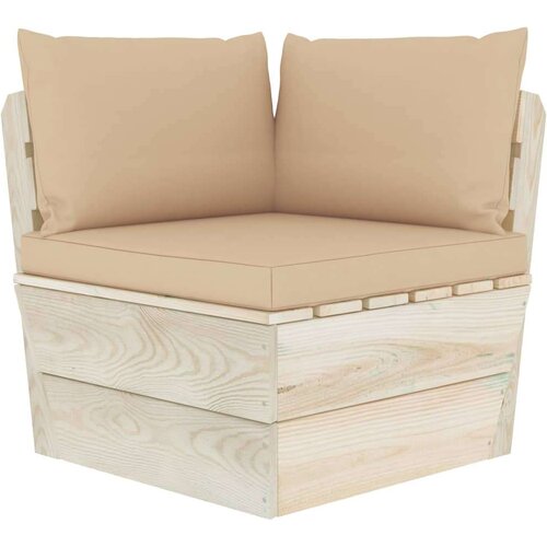  Kutna sofa od paleta s jastucima impregnirana smrekovina Cijene