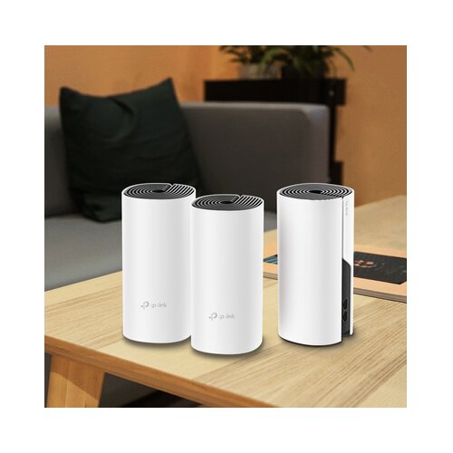 Tp-link AC1200 Deco M4 3-pack Mesh Dual Band Gigabit brezžični usmerjevalnik - router / dostopna točka-AP Slike
